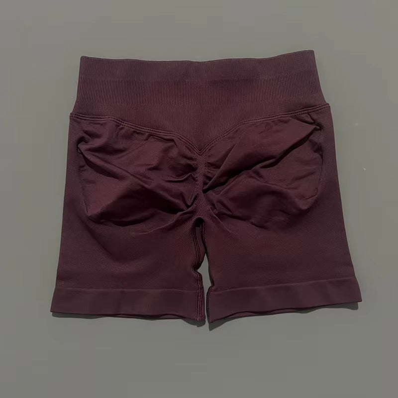 Impacts Shorts 4.5" Women Fitness Sports Biker Shorts Low Waist Gym Short Workout Scrunch Butt Yoga Seamless Leggings