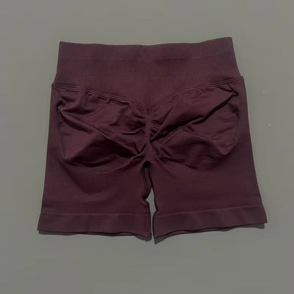 Impacts Shorts 4.5" Women Fitness Sports Biker Shorts Low Waist Gym Short Workout Scrunch Butt Yoga Seamless Leggings