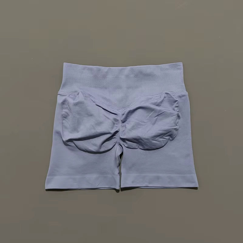 Impacts Shorts 4.5" Women Fitness Sports Biker Shorts Low Waist Gym Short Workout Scrunch Butt Yoga Seamless Leggings