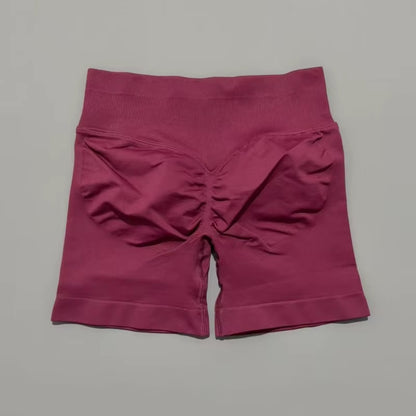 Impacts Shorts 4.5" Women Fitness Sports Biker Shorts Low Waist Gym Short Workout Scrunch Butt Yoga Seamless Leggings