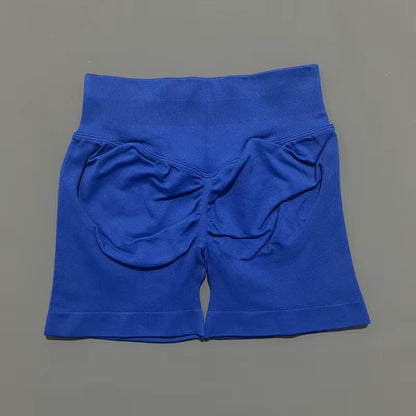 Impacts Shorts 4.5" Women Fitness Sports Biker Shorts Low Waist Gym Short Workout Scrunch Butt Yoga Seamless Leggings