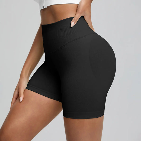 BRXL Female Seamless Scrunched Shaperwear Shorts, 2.5"/3.6" High Waisted Tummy Control Biker Shorts for Gym & Summer Vibes