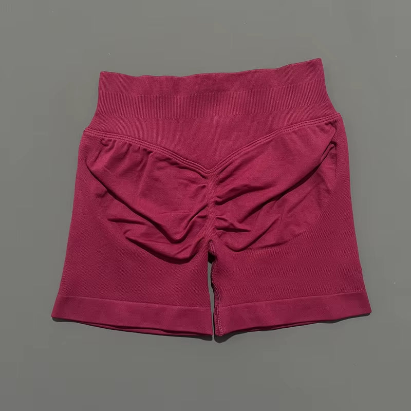 Impacts Shorts 4.5" Women Fitness Sports Biker Shorts Low Waist Gym Short Workout Scrunch Butt Yoga Seamless Leggings
