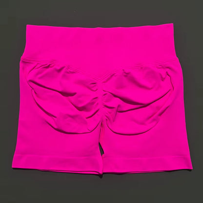 Impacts Shorts 4.5" Women Fitness Sports Biker Shorts Low Waist Gym Short Workout Scrunch Butt Yoga Seamless Leggings