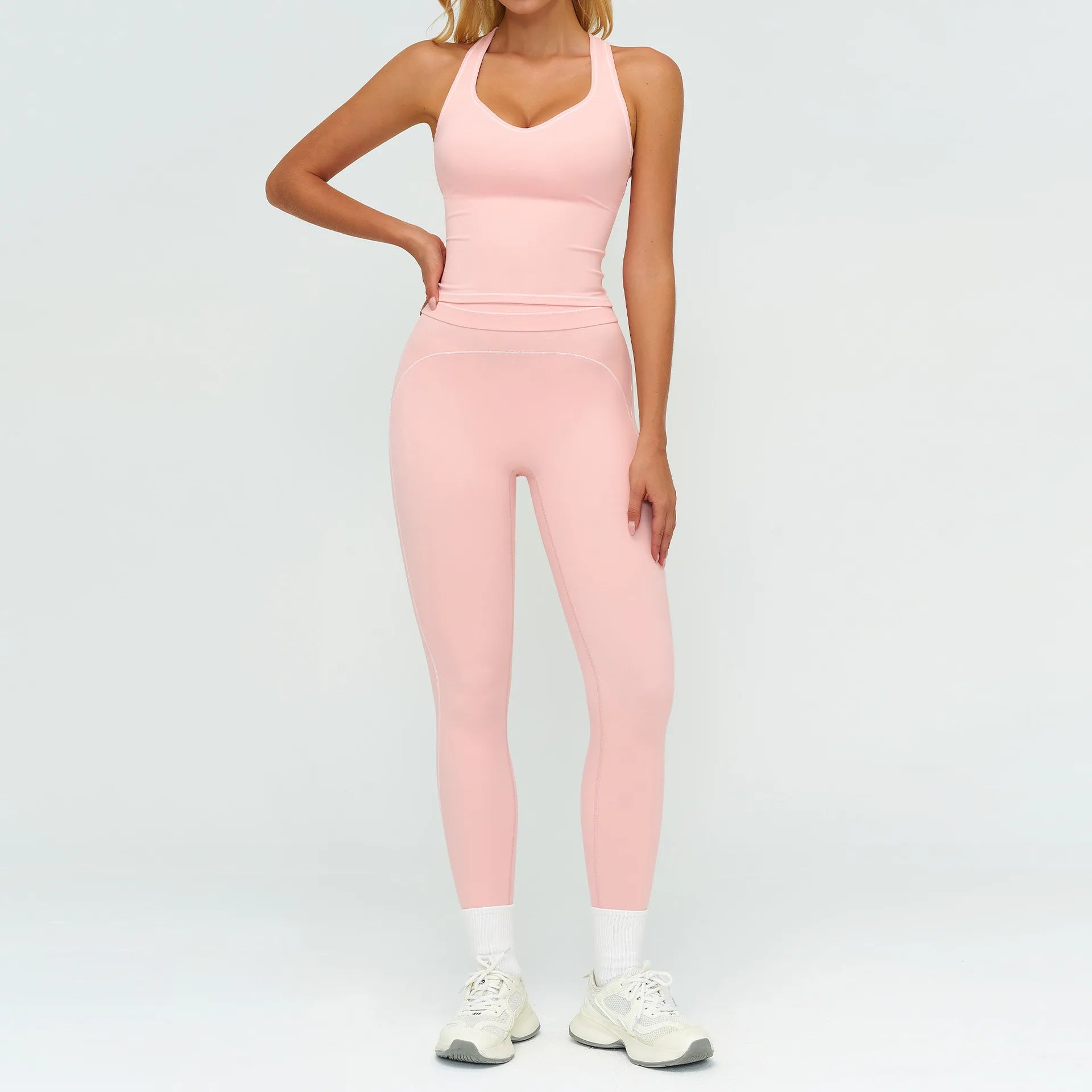 Yoga Suit 2PCS Women Tracksuits Sports Outfits Gym Clothes Running Sports Bra Suits Female Workout Yoga Clothes Athletic Wear