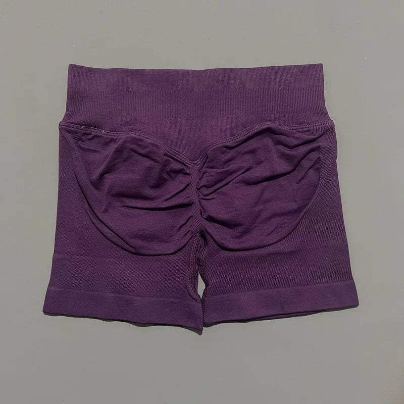 Impacts Shorts 4.5" Women Fitness Sports Biker Shorts Low Waist Gym Short Workout Scrunch Butt Yoga Seamless Leggings