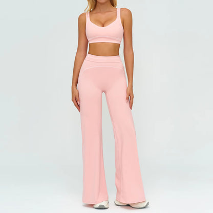 Yoga Suit 2PCS Women Tracksuits Sports Outfits Gym Clothes Running Sports Bra Suits Female Workout Yoga Clothes Athletic Wear