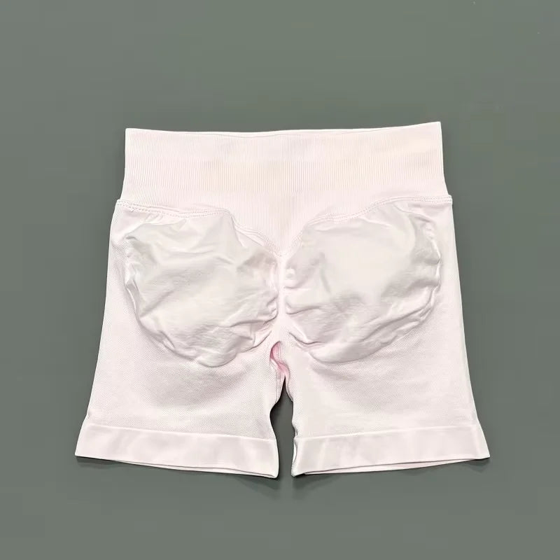 Impacts Shorts 4.5" Women Fitness Sports Biker Shorts Low Waist Gym Short Workout Scrunch Butt Yoga Seamless Leggings