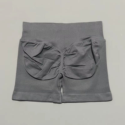 Impacts Shorts 4.5" Women Fitness Sports Biker Shorts Low Waist Gym Short Workout Scrunch Butt Yoga Seamless Leggings