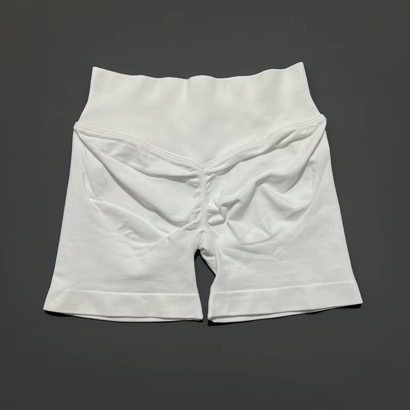 Impacts Shorts 4.5" Women Fitness Sports Biker Shorts Low Waist Gym Short Workout Scrunch Butt Yoga Seamless Leggings