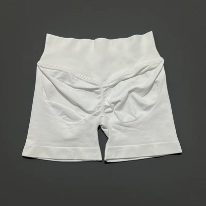 Impacts Shorts 4.5" Women Fitness Sports Biker Shorts Low Waist Gym Short Workout Scrunch Butt Yoga Seamless Leggings