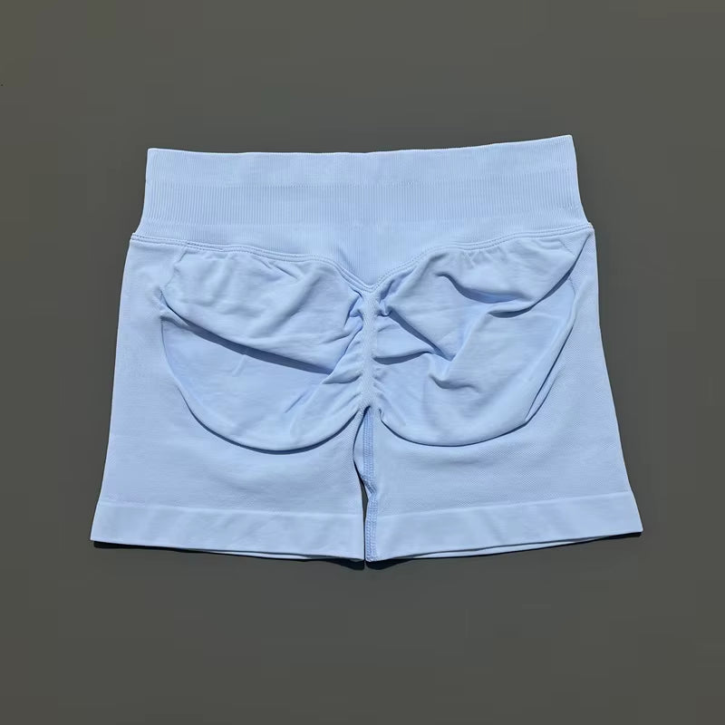 Impacts Shorts 4.5" Women Fitness Sports Biker Shorts Low Waist Gym Short Workout Scrunch Butt Yoga Seamless Leggings