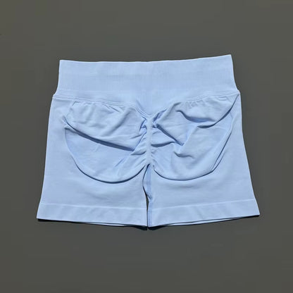 Impacts Shorts 4.5" Women Fitness Sports Biker Shorts Low Waist Gym Short Workout Scrunch Butt Yoga Seamless Leggings