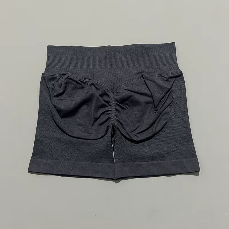 Impacts Shorts 4.5" Women Fitness Sports Biker Shorts Low Waist Gym Short Workout Scrunch Butt Yoga Seamless Leggings