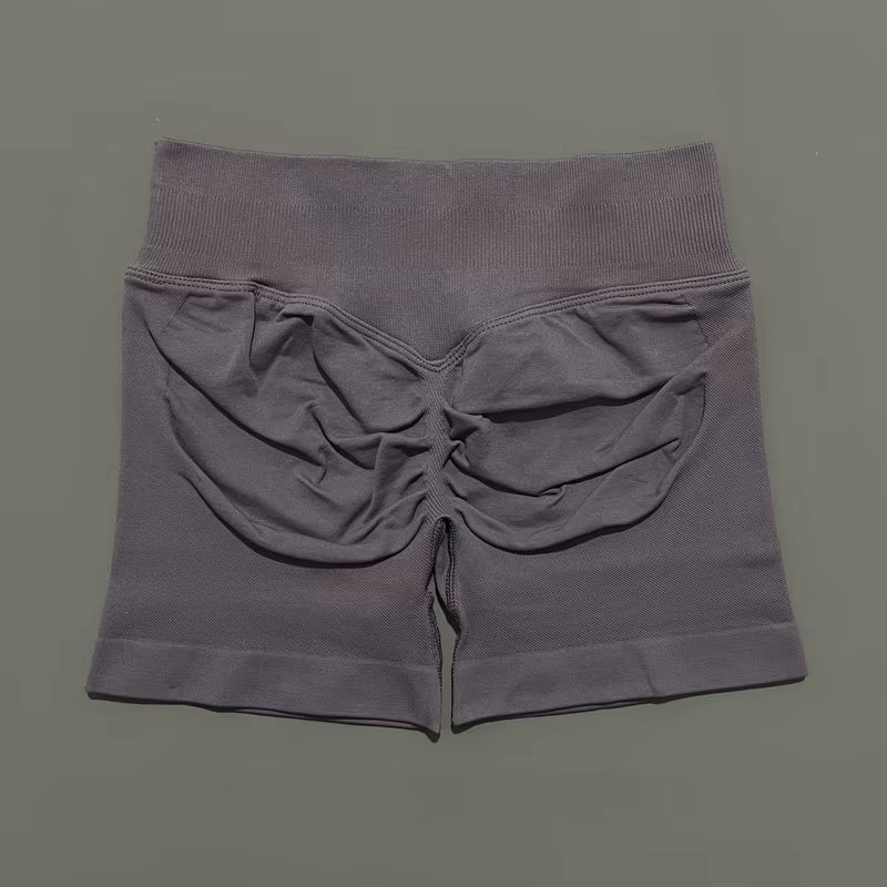Impacts Shorts 4.5" Women Fitness Sports Biker Shorts Low Waist Gym Short Workout Scrunch Butt Yoga Seamless Leggings