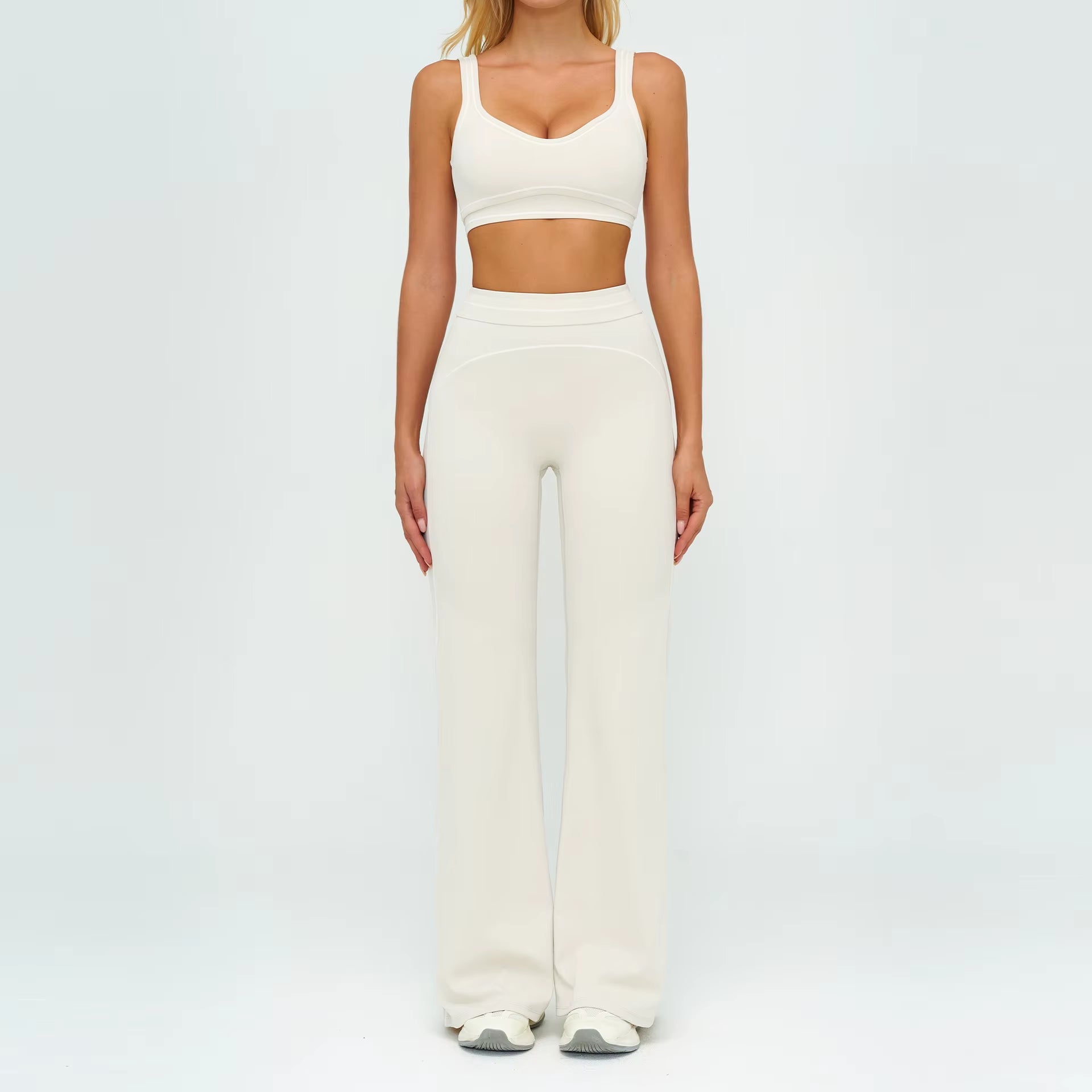 Yoga Suit 2PCS Women Tracksuits Sports Outfits Gym Clothes Running Sports Bra Suits Female Workout Yoga Clothes Athletic Wear