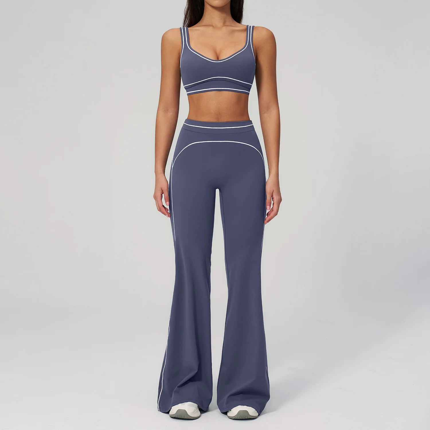 Yoga Suit 2PCS Women Tracksuits Sports Outfits Gym Clothes Running Sports Bra Suits Female Workout Yoga Clothes Athletic Wear