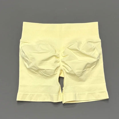 Impacts Shorts 4.5" Women Fitness Sports Biker Shorts Low Waist Gym Short Workout Scrunch Butt Yoga Seamless Leggings