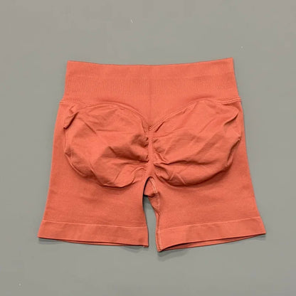 Impacts Shorts 4.5" Women Fitness Sports Biker Shorts Low Waist Gym Short Workout Scrunch Butt Yoga Seamless Leggings