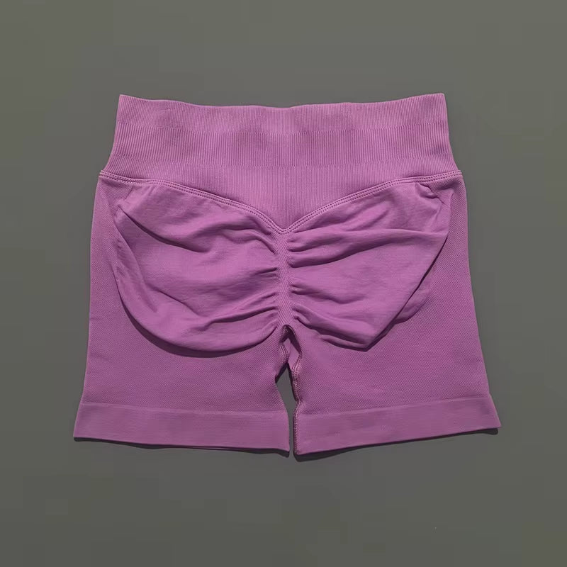 Impacts Shorts 4.5" Women Fitness Sports Biker Shorts Low Waist Gym Short Workout Scrunch Butt Yoga Seamless Leggings