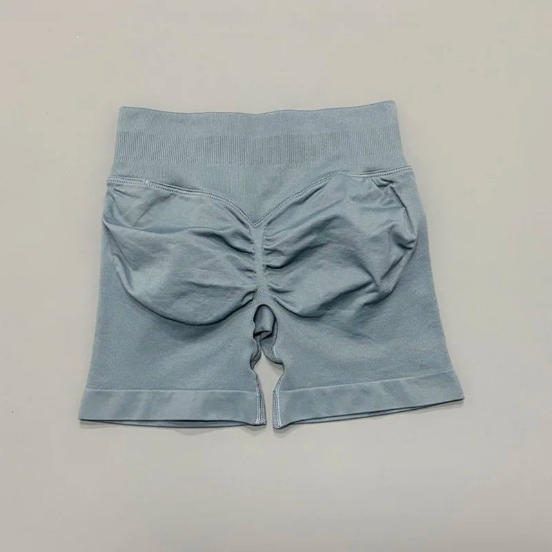 Impacts Shorts 4.5" Women Fitness Sports Biker Shorts Low Waist Gym Short Workout Scrunch Butt Yoga Seamless Leggings