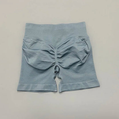 Impacts Shorts 4.5" Women Fitness Sports Biker Shorts Low Waist Gym Short Workout Scrunch Butt Yoga Seamless Leggings
